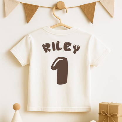 Birthday Age and Name T-shirt