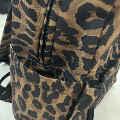 Personalised Leopard Print Kids Backpack