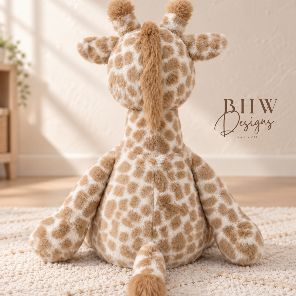 Personalised Giraffe Soft Toy