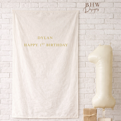 Personalised Birthday Banner