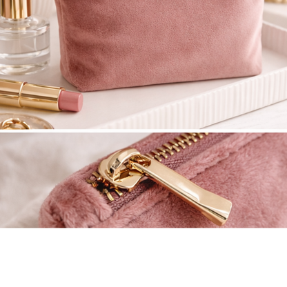 Personalised Velvet Bag - Rose Quartz