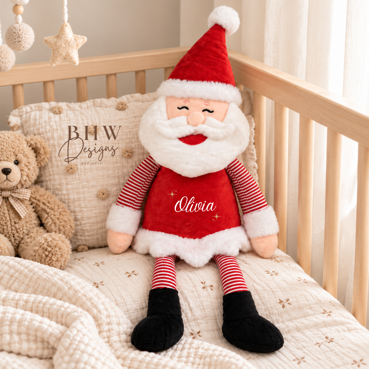 Personalised Santa Soft Toy