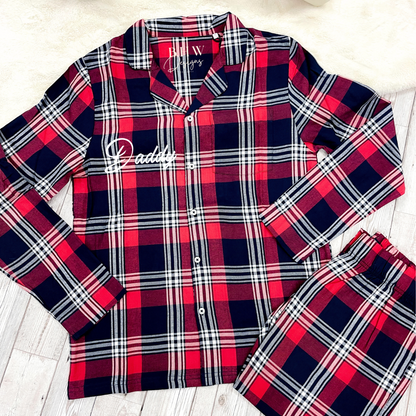 Men's Personalised Tartan Pyjamas
