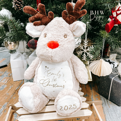 Personalised First Christmas Reindeer