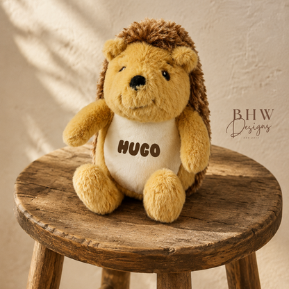 Personalised Mini Hedgehog Soft Toy