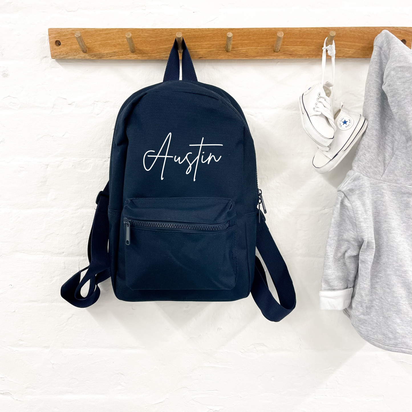 Personalised Kid's Mini Backpack - Navy