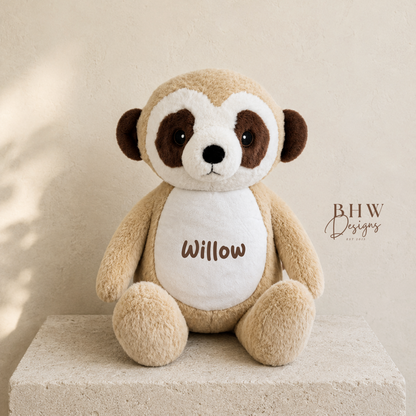 personalised Meerkat Soft Toy
