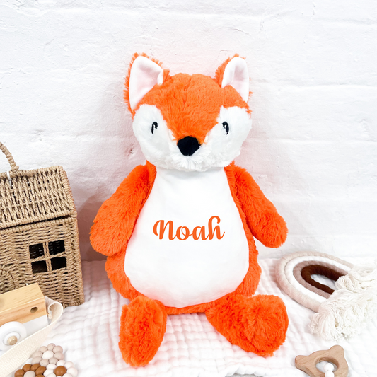 Personalised Fox Soft Toy