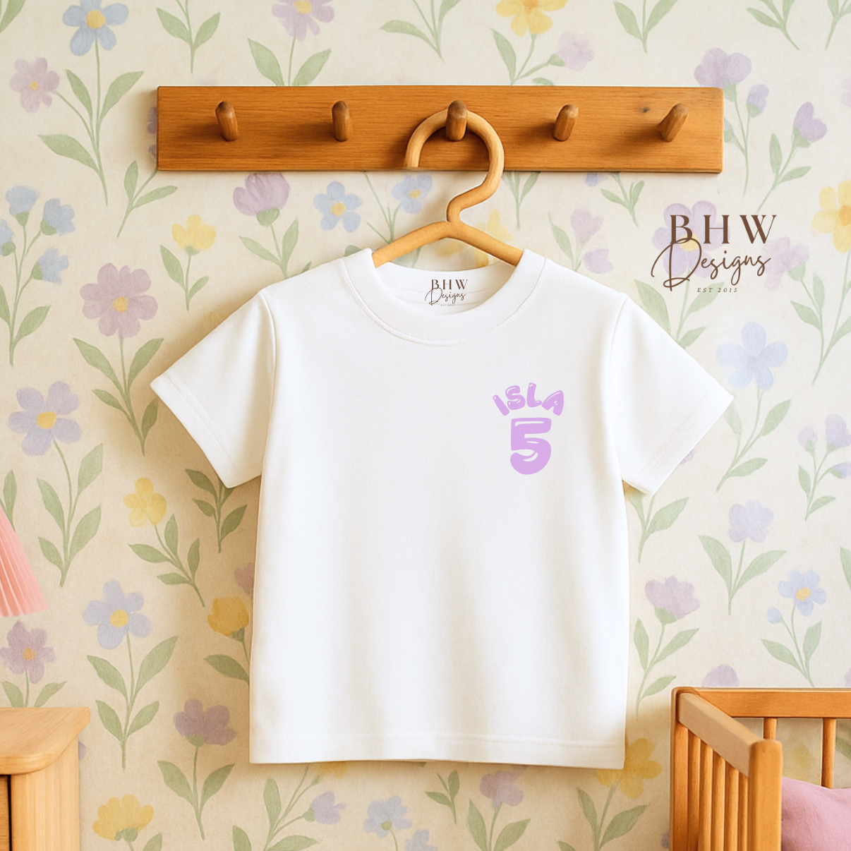 Birthday Age and Name T-shirt