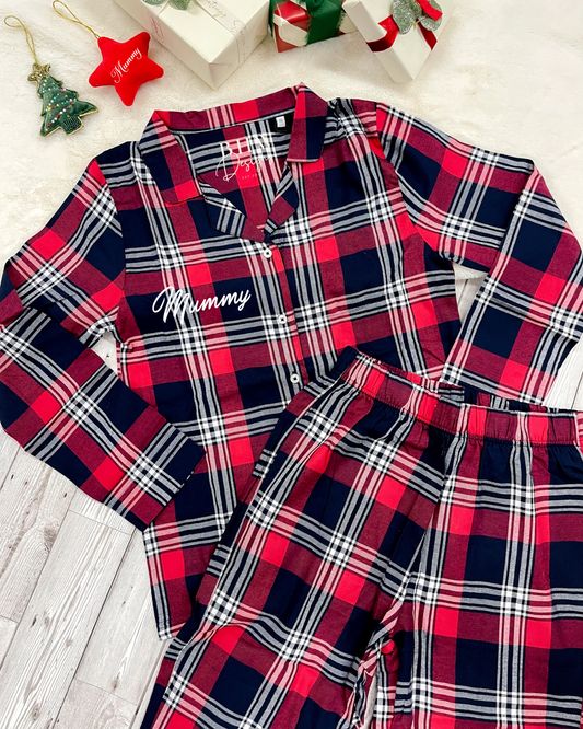 Women's Personalised Tartan Pyjamas