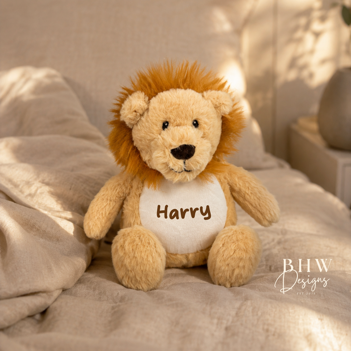 Personalised Mini Lion Soft Toy