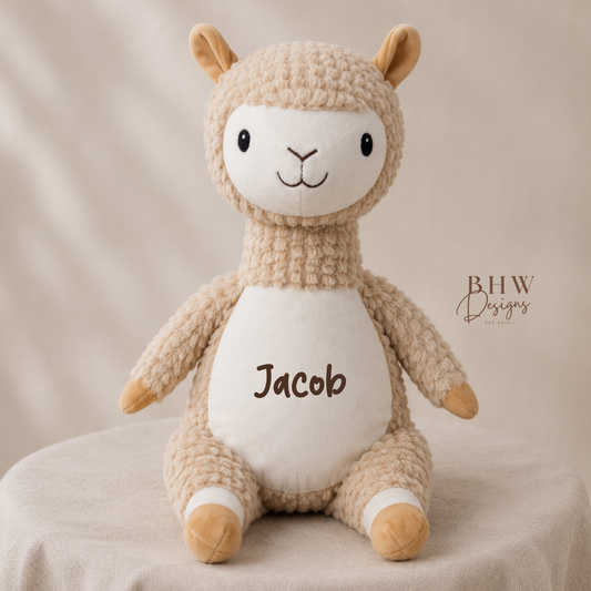 Personalised Alpaca Soft Toy