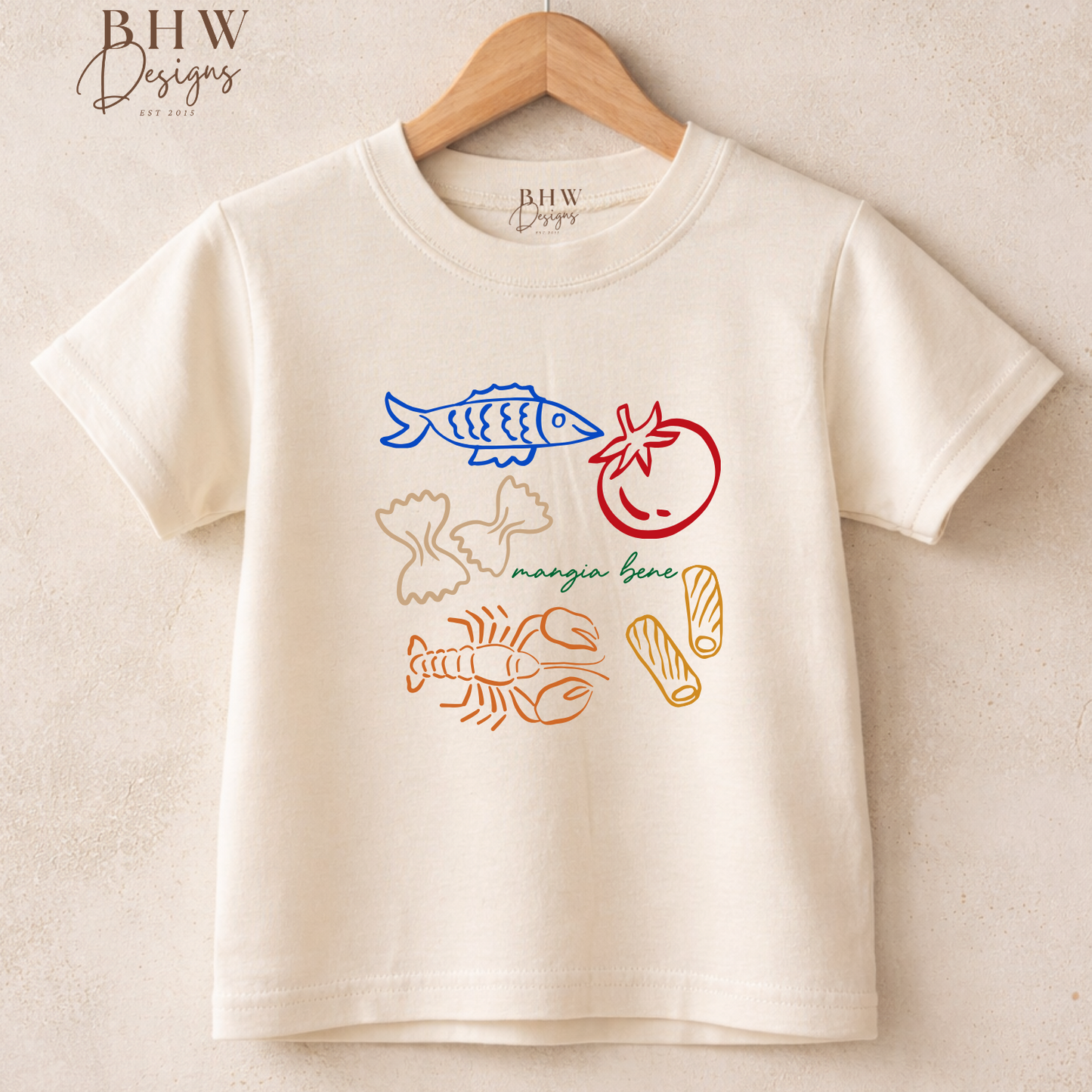 Italian Food Kids T-Shirt
