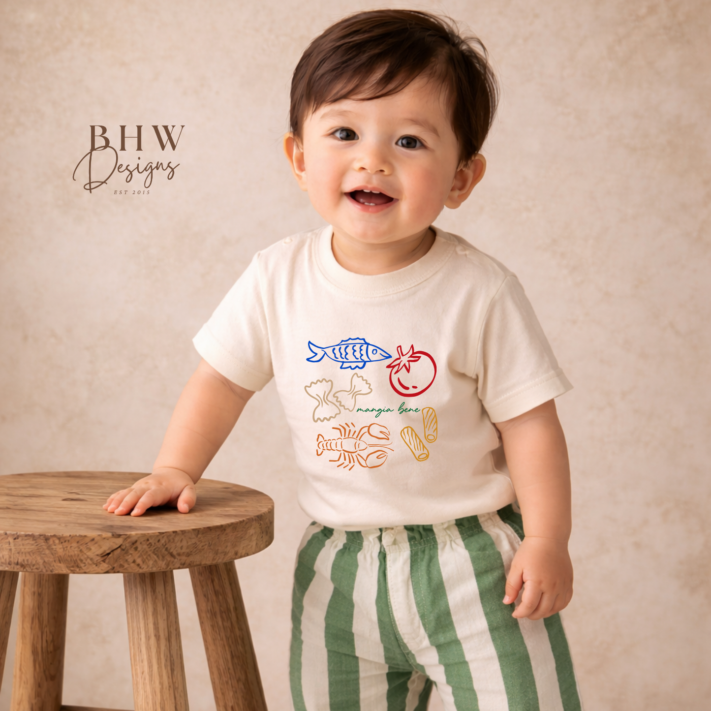 Italian Food Kids T-Shirt