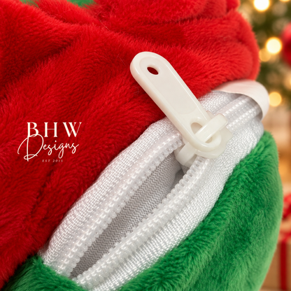 Personalised Name Elf Christmas Large Soft Toy