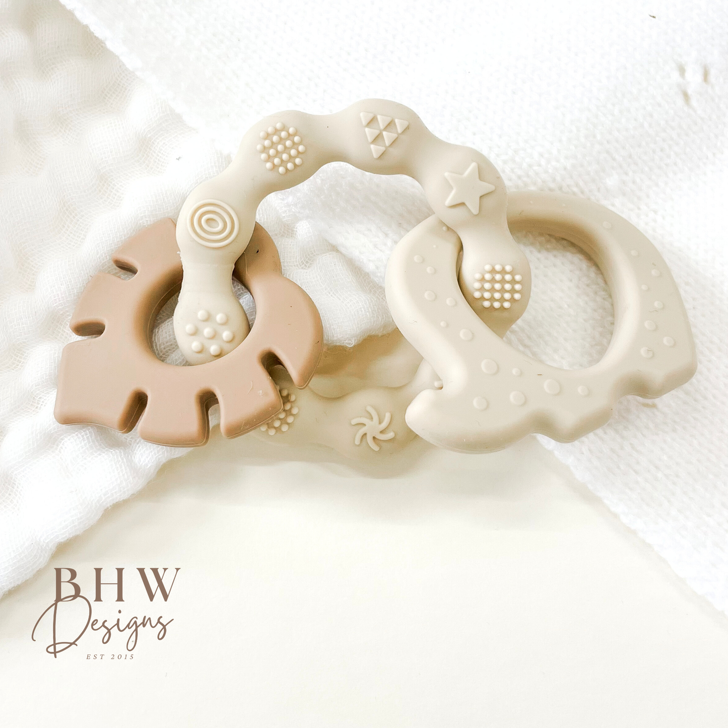 3 Piece Silicine Teether