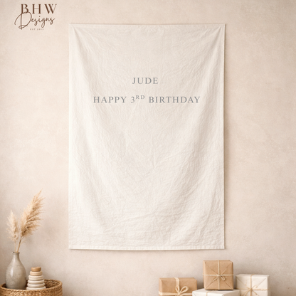 Personalised Birthday Banner