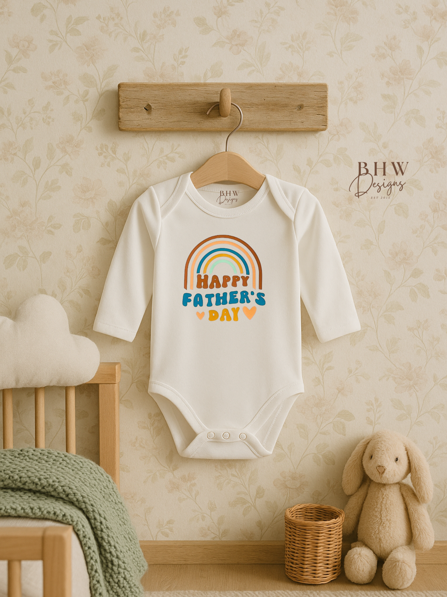 Happy Father's Day Baby Vest