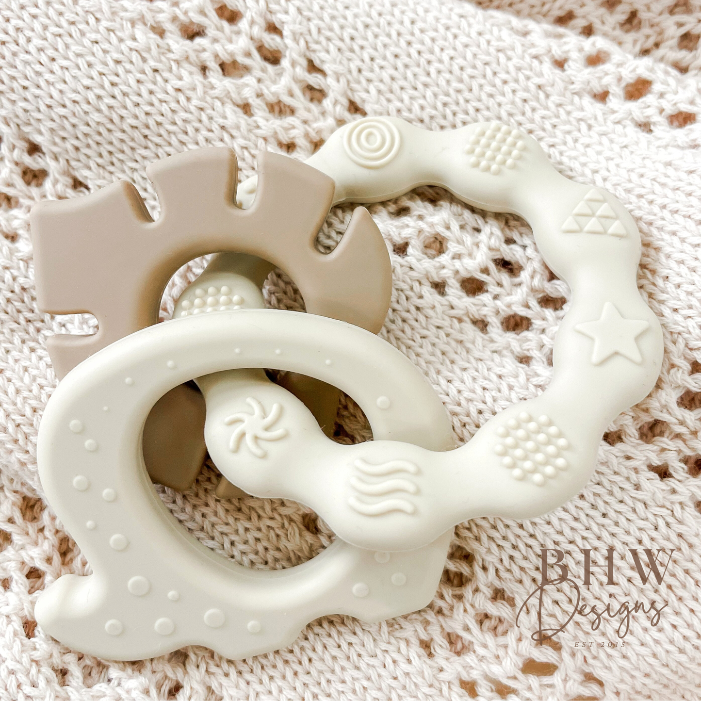 3 Piece Silicine Teether