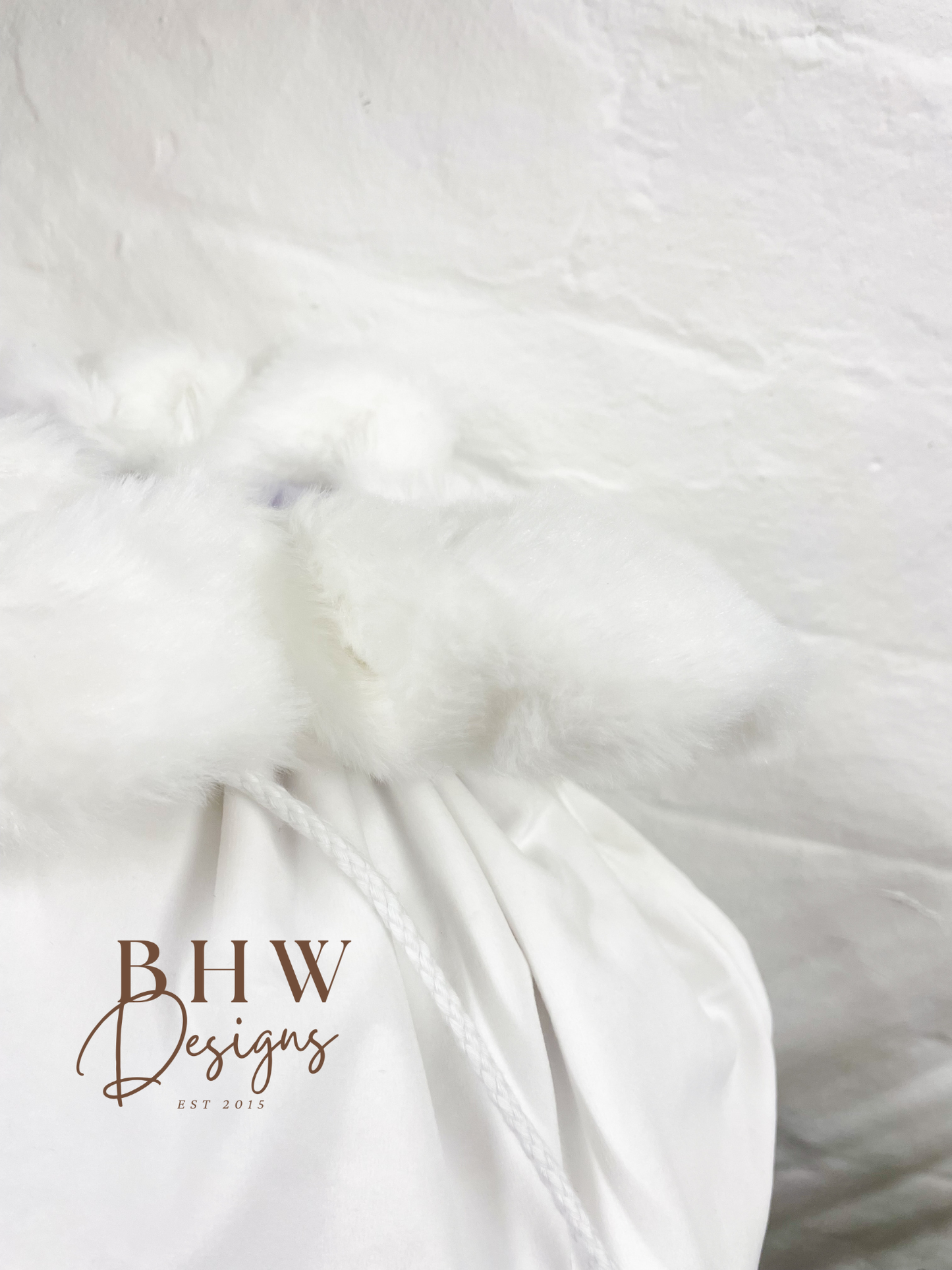 Personalised White Velvet Christmas Santa Sack and stocking set