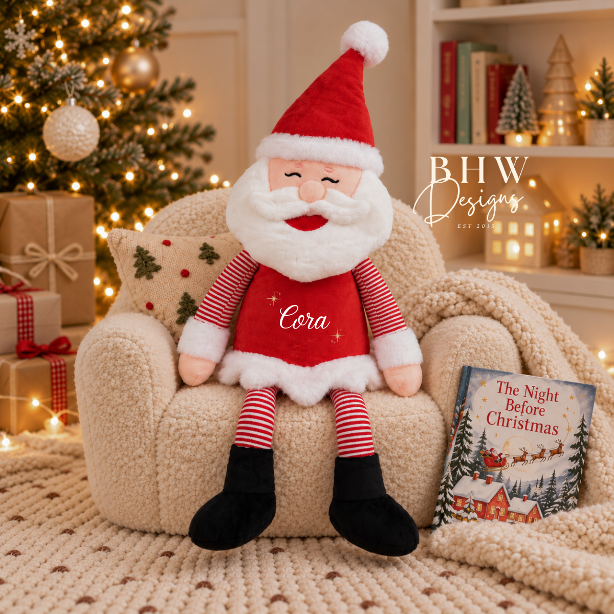 Personalised Santa Soft Toy