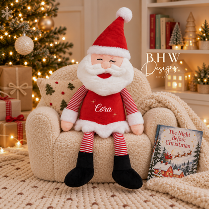 Personalised Santa Soft Toy