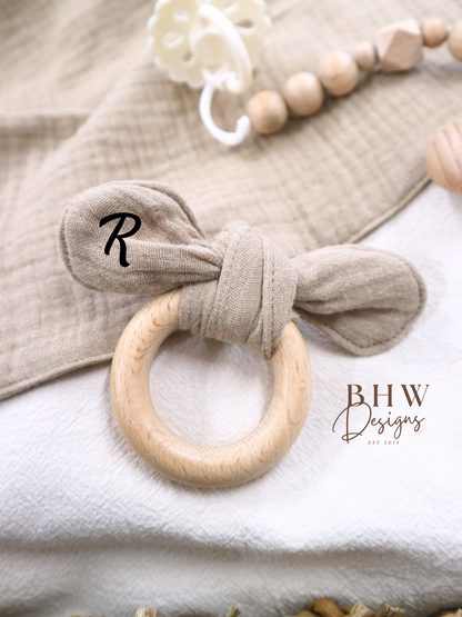 3 Piece Personalised Baby Set - Stone