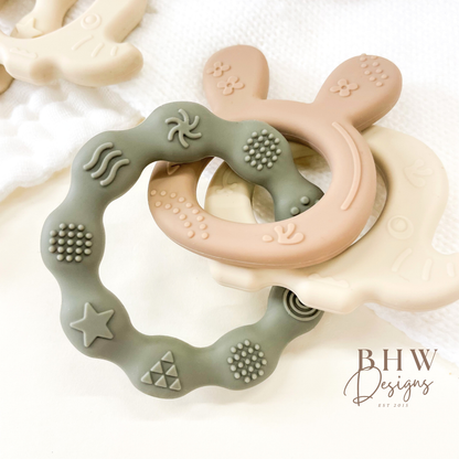 3 Piece Silicine Teether