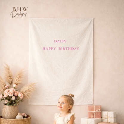 Personalised Birthday Banner