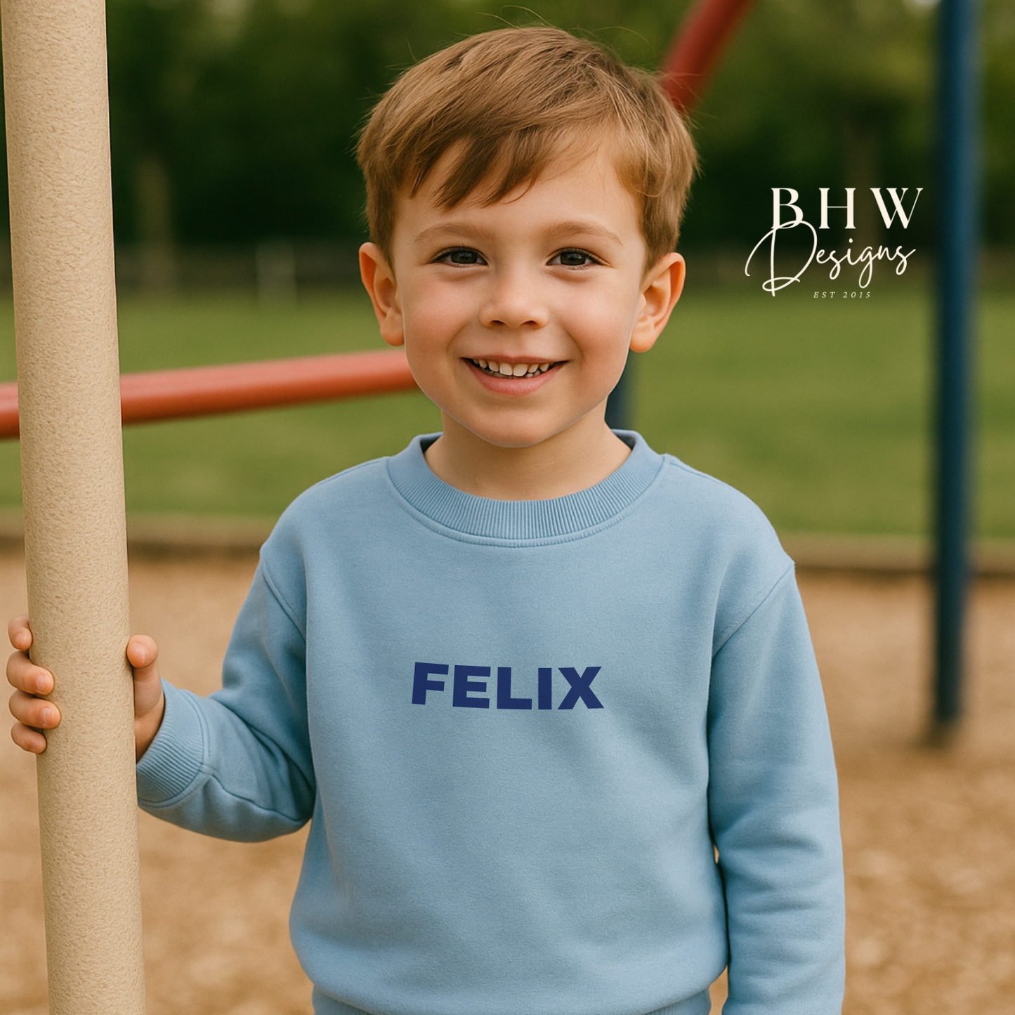 Personalised Sweatshirt and Short Jersey Set - Sky Blue