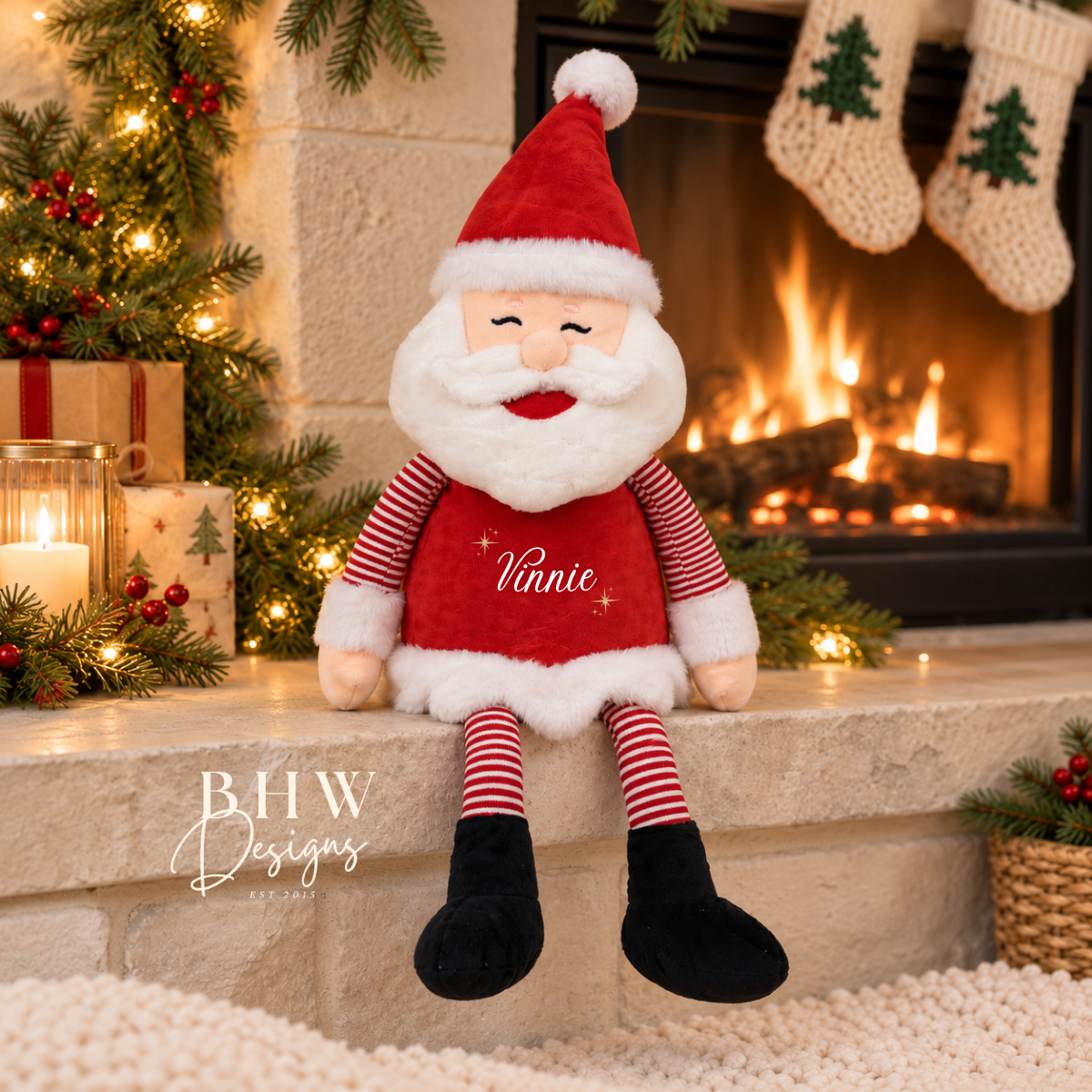 Personalised Santa Soft Toy