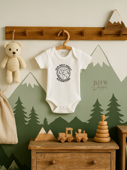 Our Next Great Adventure Baby Vest
