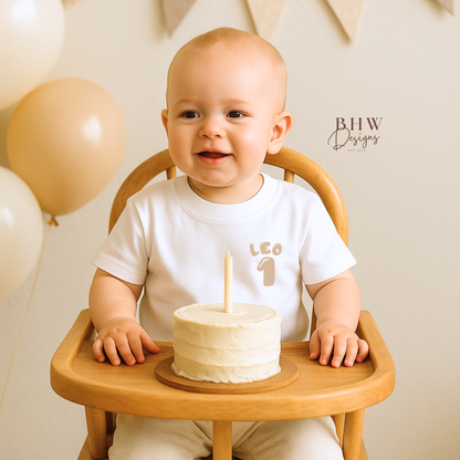 Birthday Age and Name T-shirt