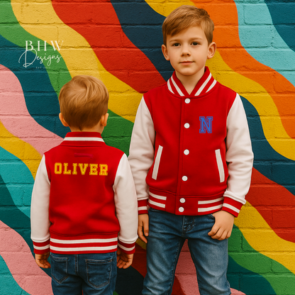 Varsity Jacket - Red