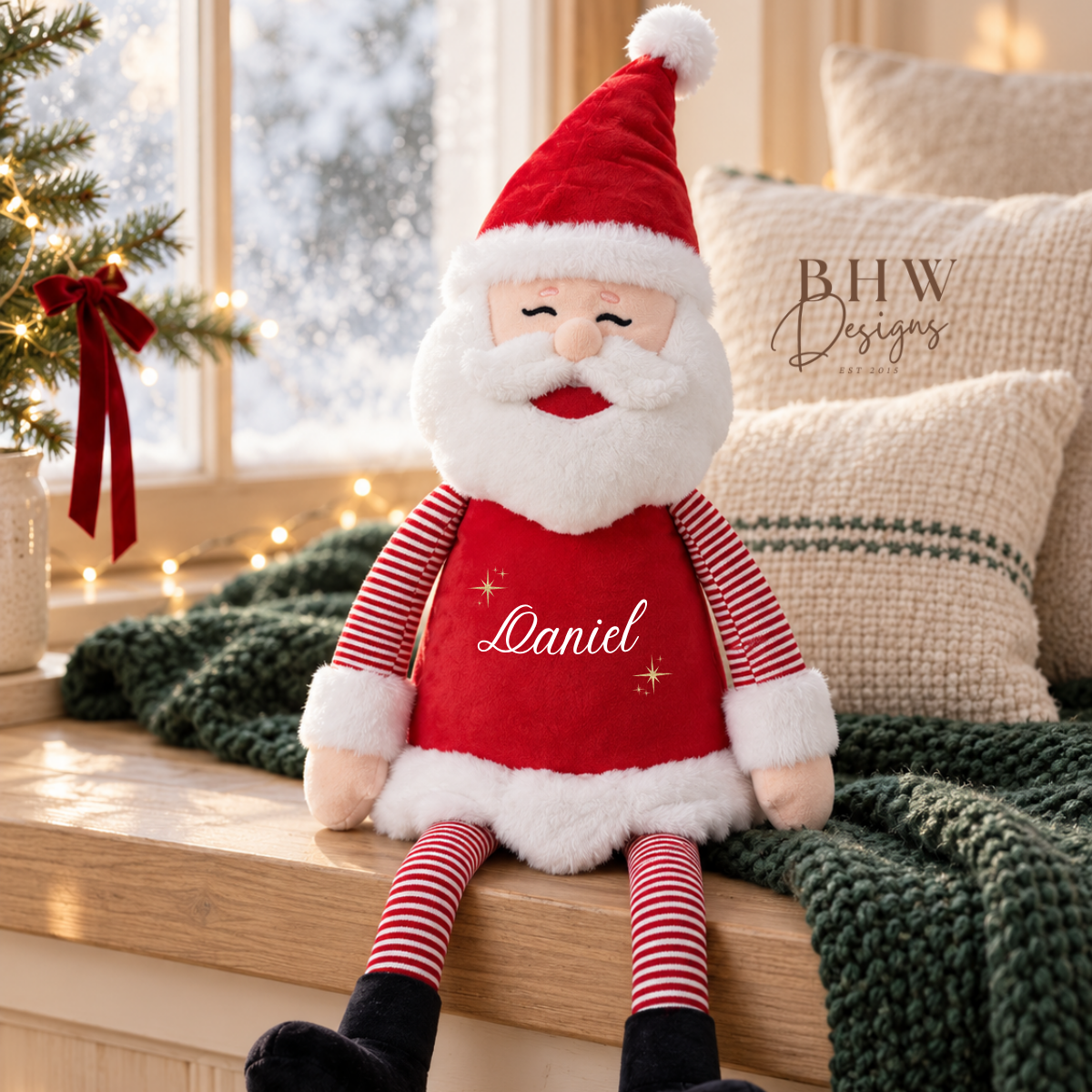 Personalised Santa Soft Toy