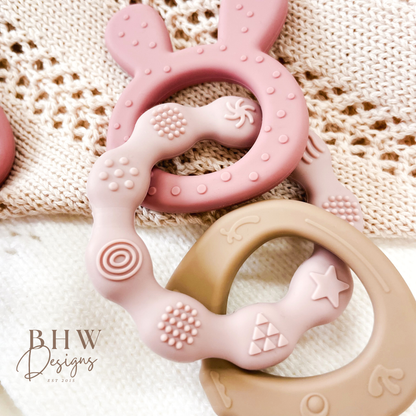 3 Piece Silicine Teether