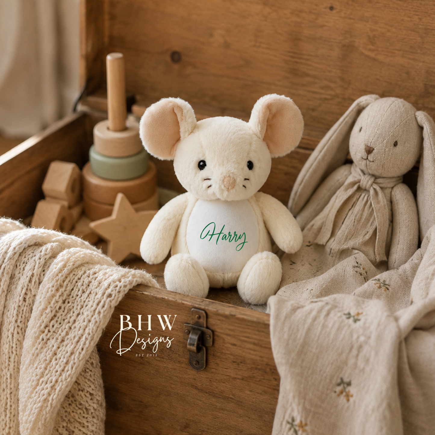 Personalised Mouse Mini Soft Toy
