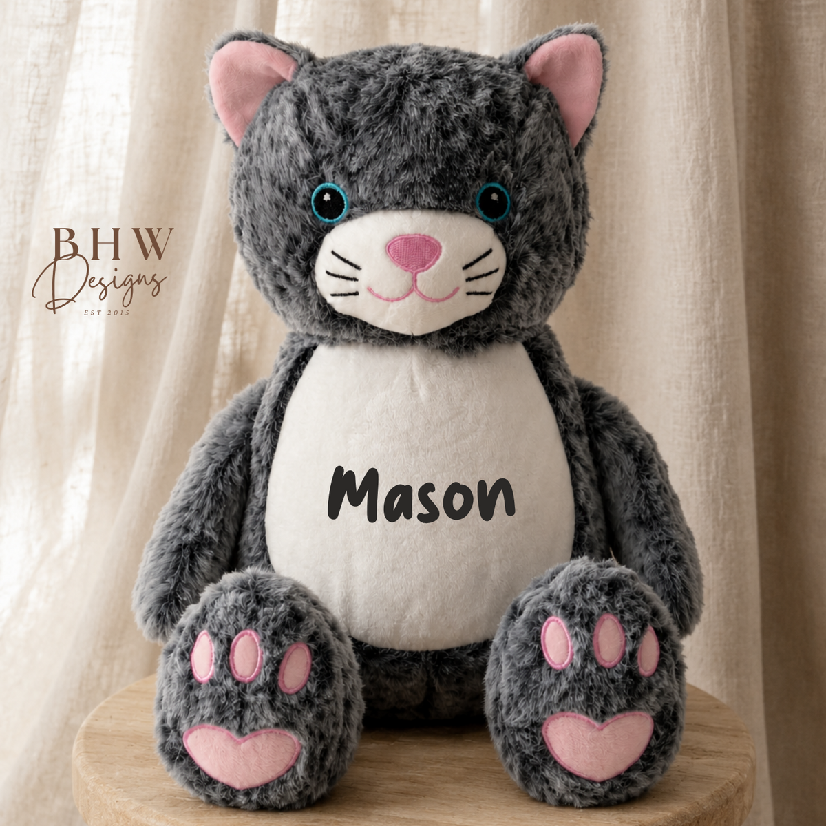 Personalised Cat Soft Toy