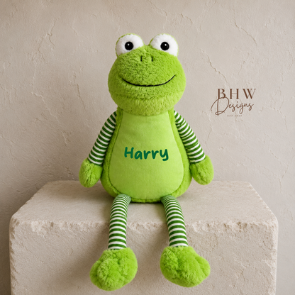 Personalised Frog Soft Toy