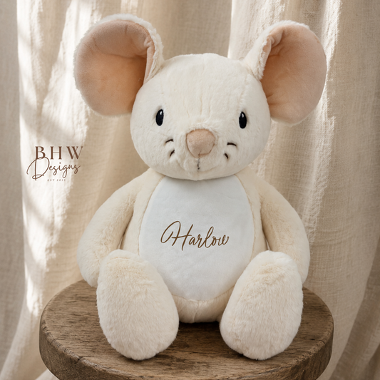 Personalised Mouse Soft Toy