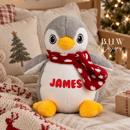 Personalised Mini Penguin Soft Toy