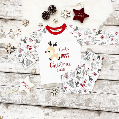 Personalised First Christmas Pyjamas