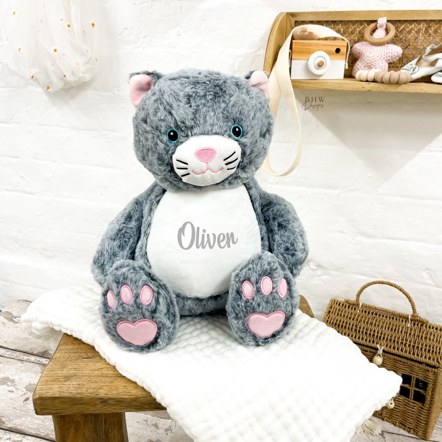 Personalised Cat Soft Toy