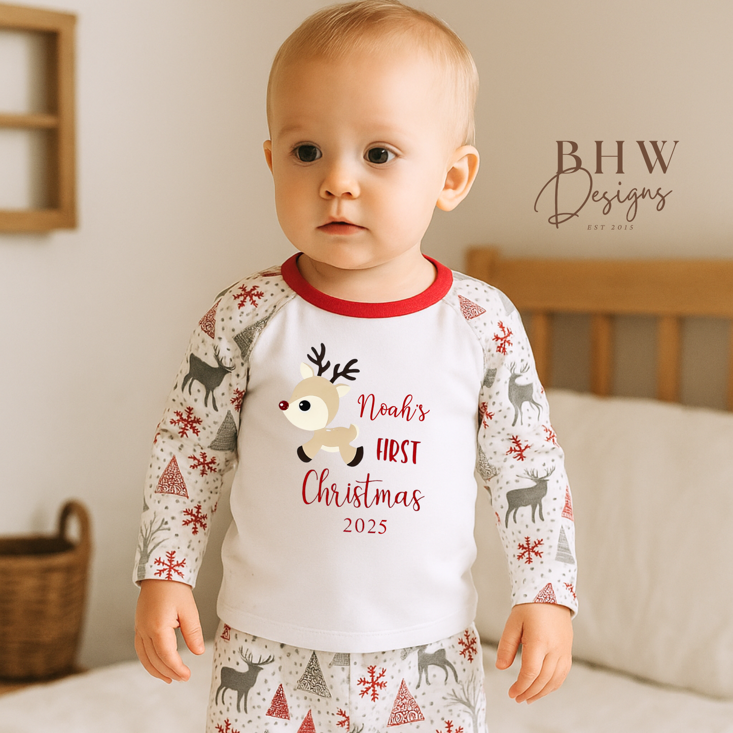 Personalised First Christmas Pyjamas