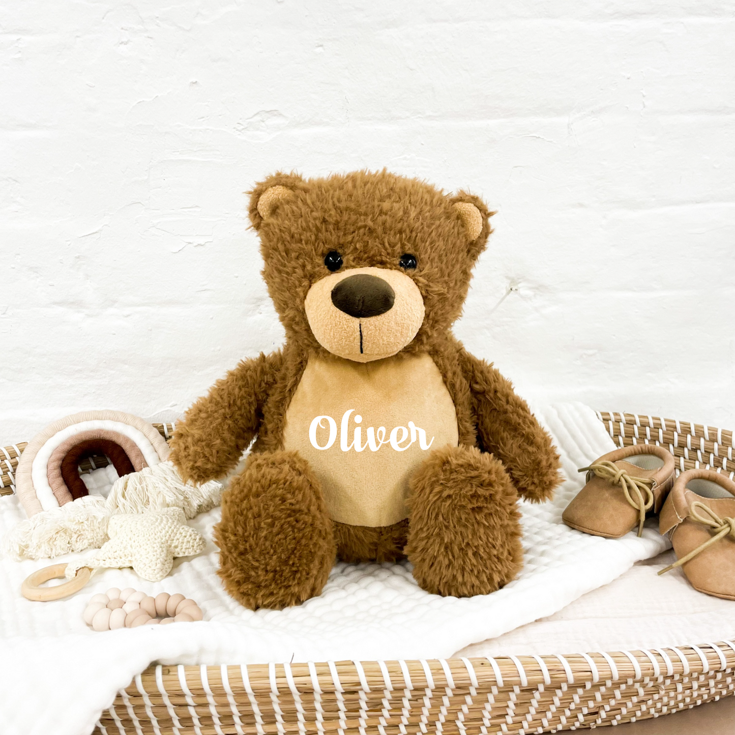 Personalised Brown Teddy Bear