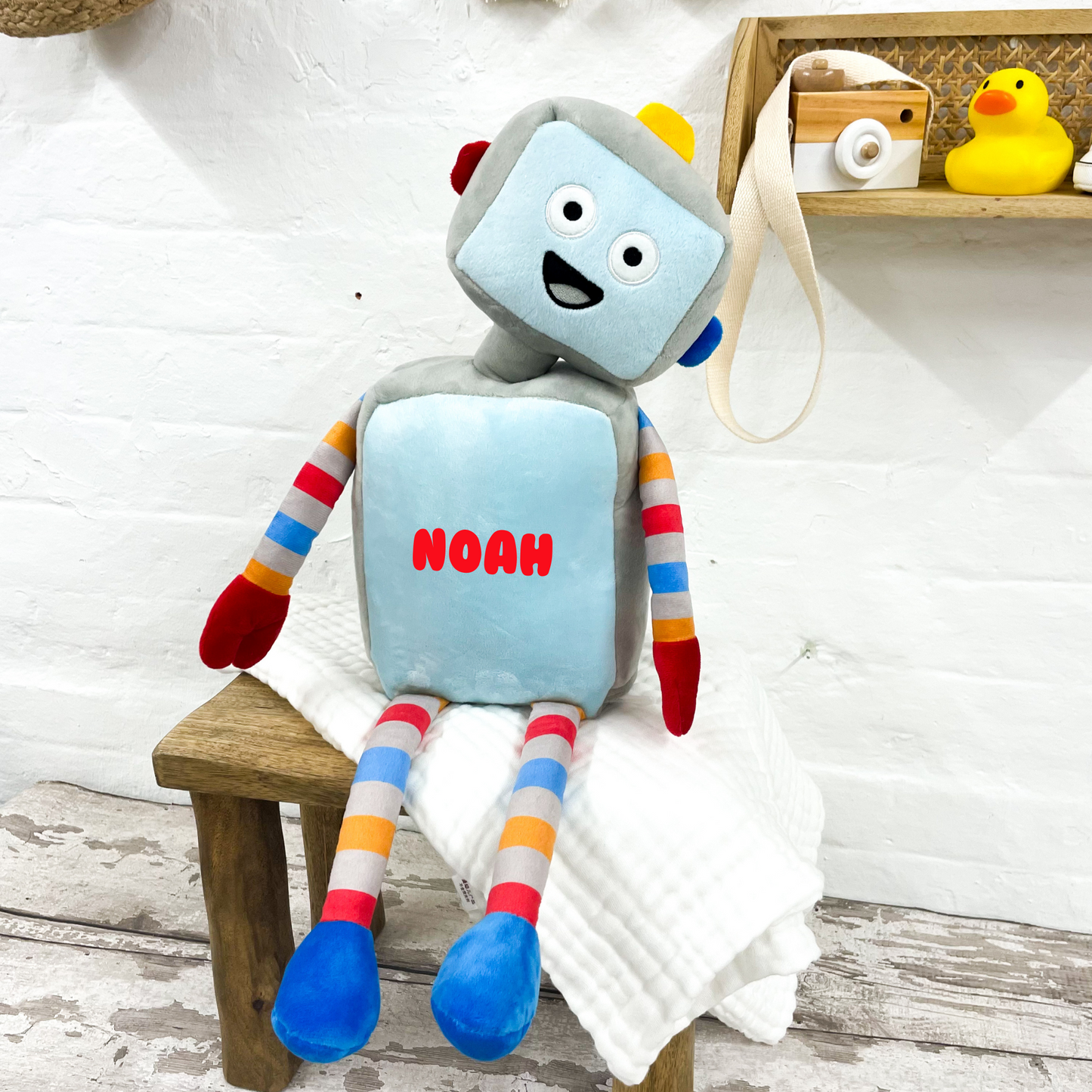 Personalised Robot Soft Toy