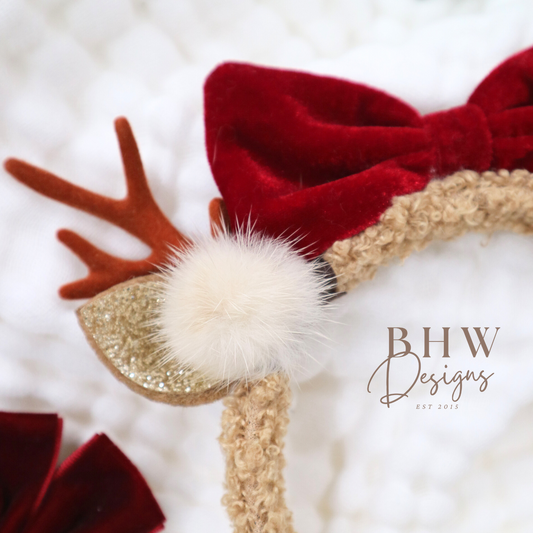 Girls Antler Headband