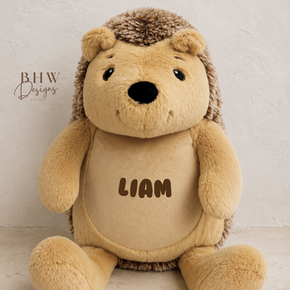 Personalised Hedgehog Soft Toy