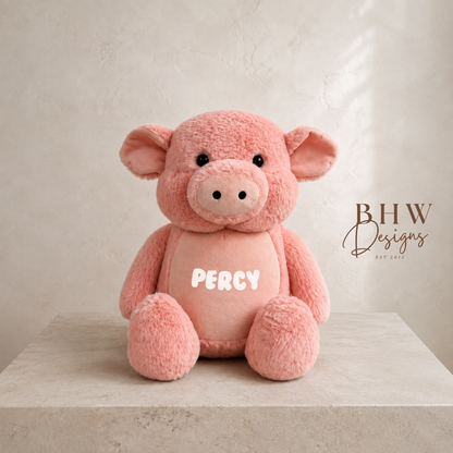 Personalised Pig Soft Toy