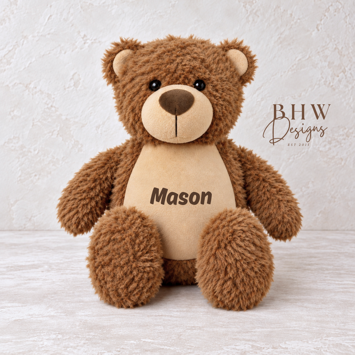 Personalised Brown Teddy Bear